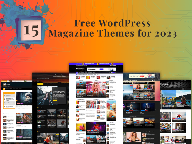 Discover the Best in 2023: 15 Free Magazine Themes for Your WordPress Site